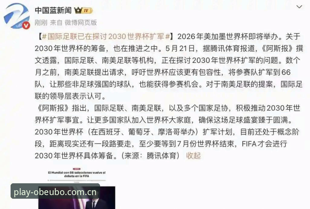 揭秘世界杯扩军66队：中国男足入场背后的体育娱乐新格局